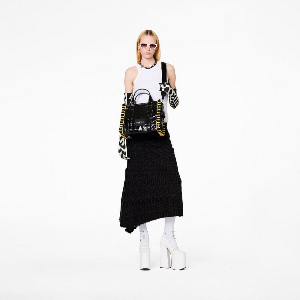 Bolso Tote Marc Jacobs Tarp Medium Tote Mujer Negros | 81903GRZW