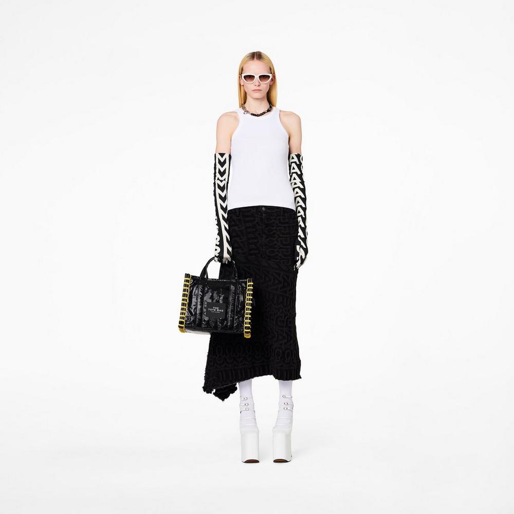 Bolso Tote Marc Jacobs Tarp Medium Tote Mujer Negros | 81903GRZW