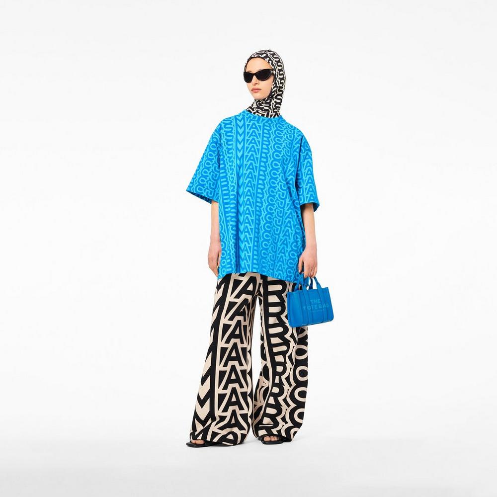 Bolsos Cruzados Marc Jacobs Cuero Micro Mujer Azules | 24951DKUB