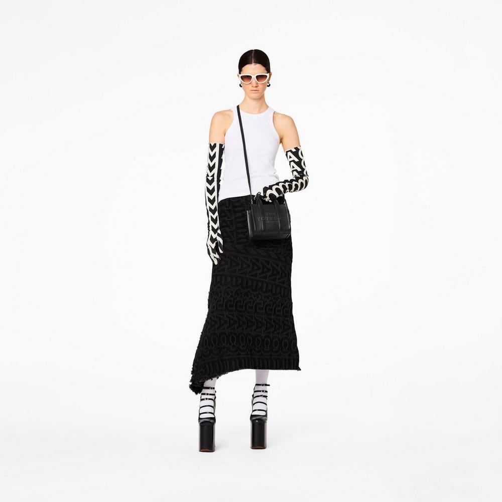 Bolsos Cruzados Marc Jacobs Cuero Micro Mujer Negros | 90832EPSG