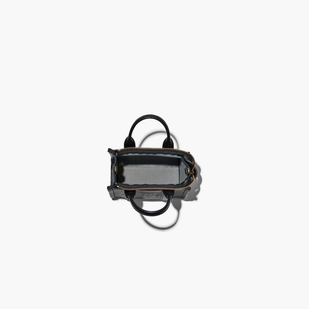 Bolsos Cruzados Marc Jacobs Cuero Micro Mujer Negros | 90832EPSG