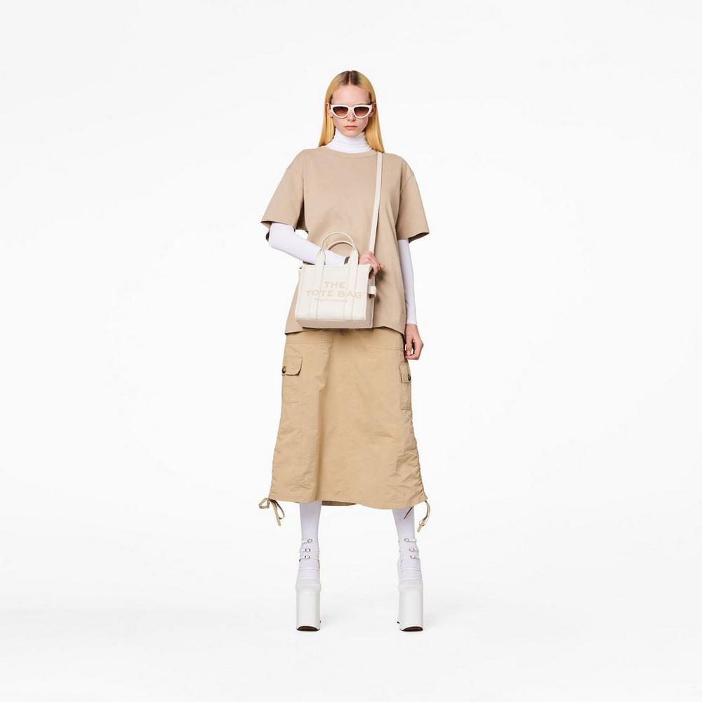 Bolsos Cruzados Marc Jacobs Cuero Mini Mujer Plateados | 34619JZWP