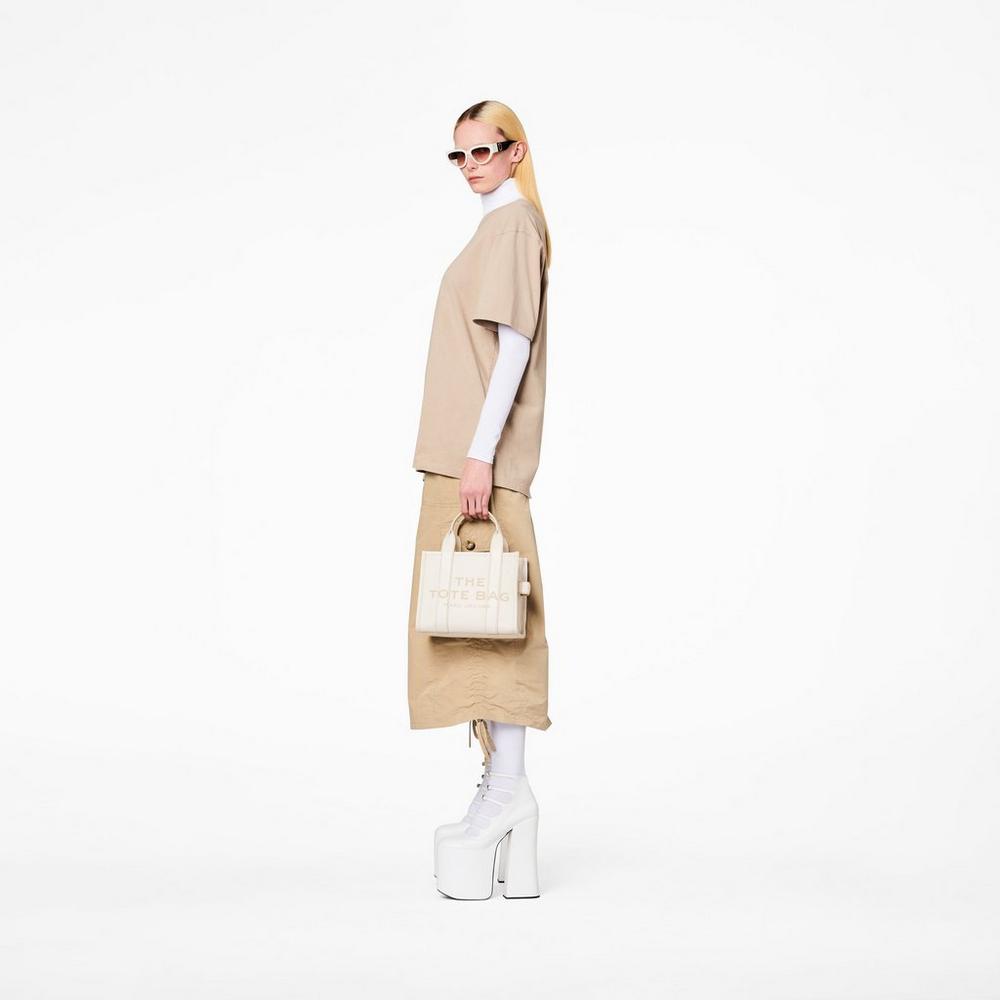 Bolsos Cruzados Marc Jacobs Cuero Mini Mujer Plateados | 34619JZWP
