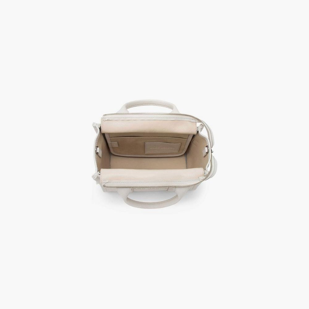 Bolsos Cruzados Marc Jacobs Cuero Mini Mujer Plateados | 34619JZWP