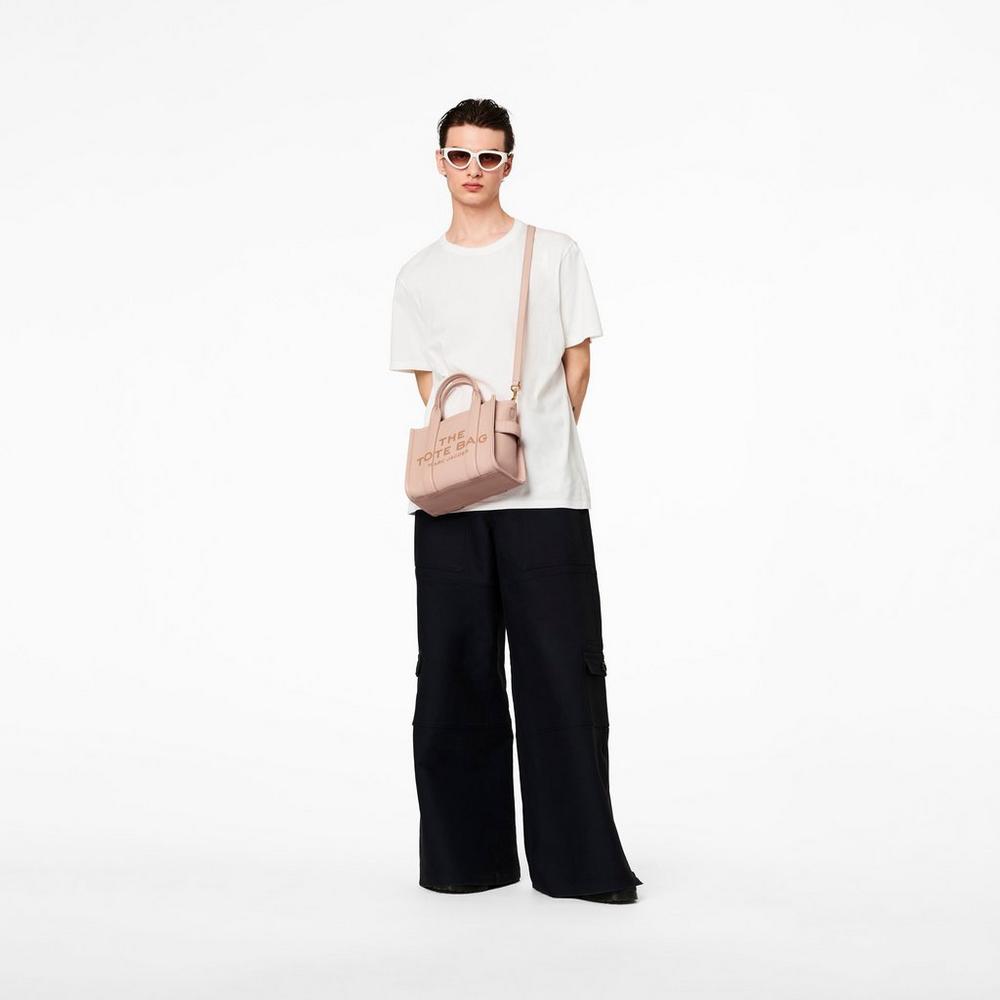 Bolsos Cruzados Marc Jacobs Cuero Mini Mujer Rosas | 56230UDYN