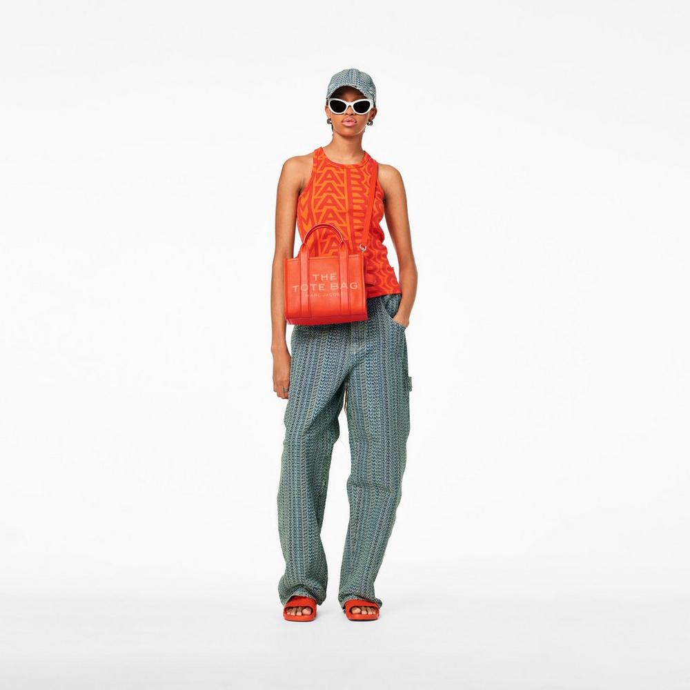 Bolsos Cruzados Marc Jacobs Cuero Mini Mujer Naranjas | 60345SLKA