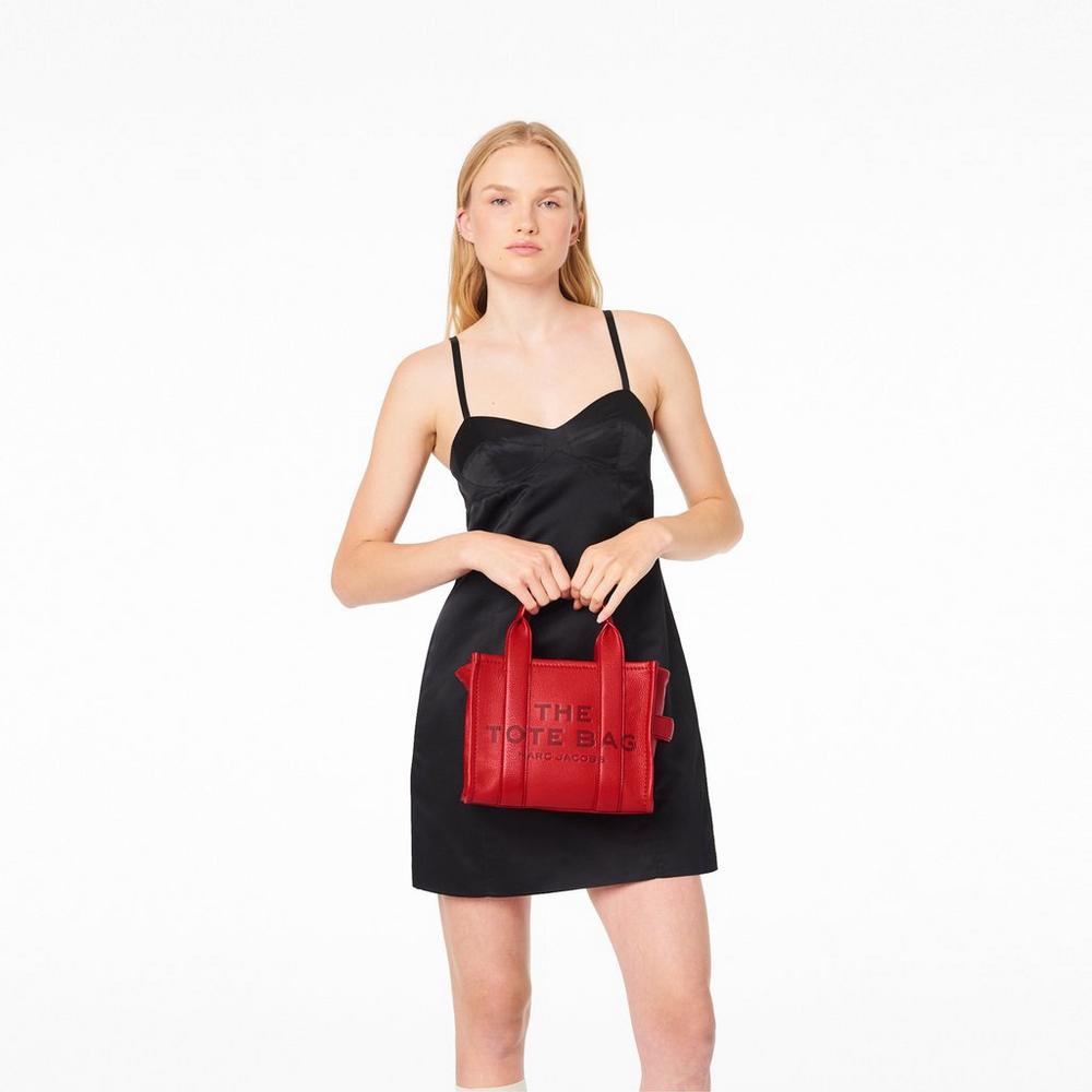 Bolsos Cruzados Marc Jacobs Cuero Mini Mujer Rojos | 68130WPVX