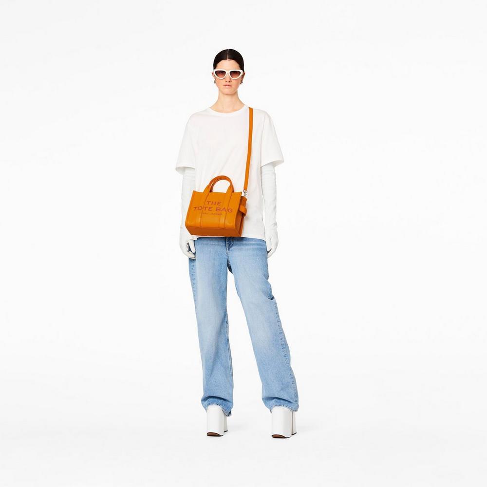 Bolsos Cruzados Marc Jacobs Cuero Mini Mujer Naranjas | 95108VLCU