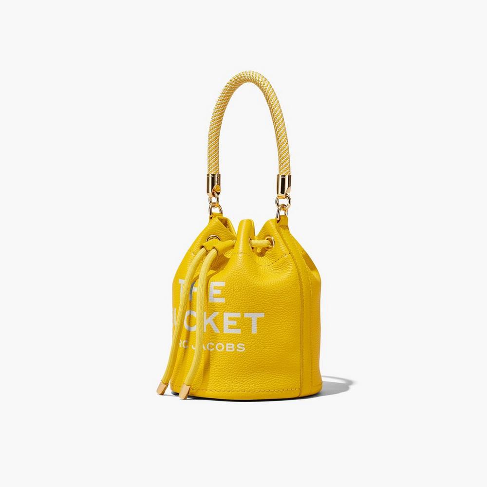 Bolsos Cruzados Marc Jacobs Cuero Mujer Amarillos | 04271KRMF
