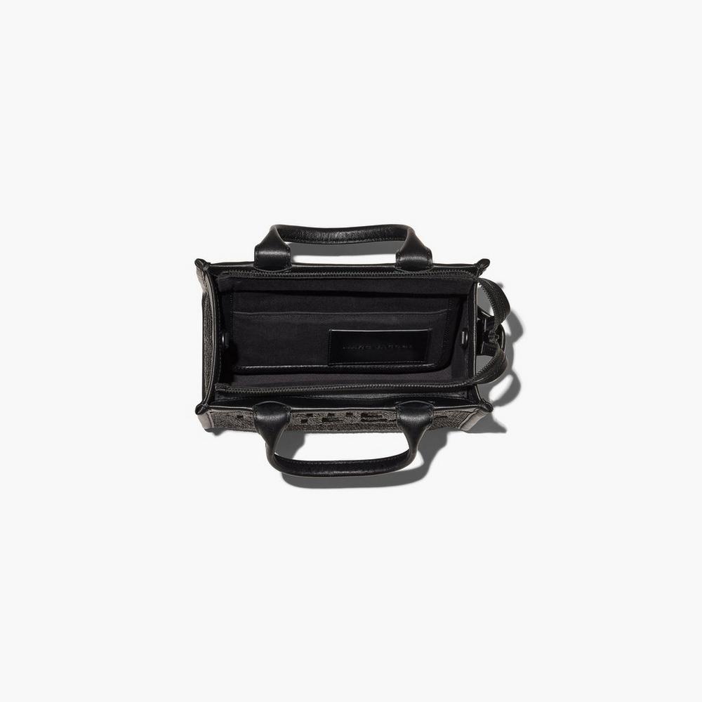 Bolsos Cruzados Marc Jacobs Woven DTM Mini Mujer Negros | 67301IWYV