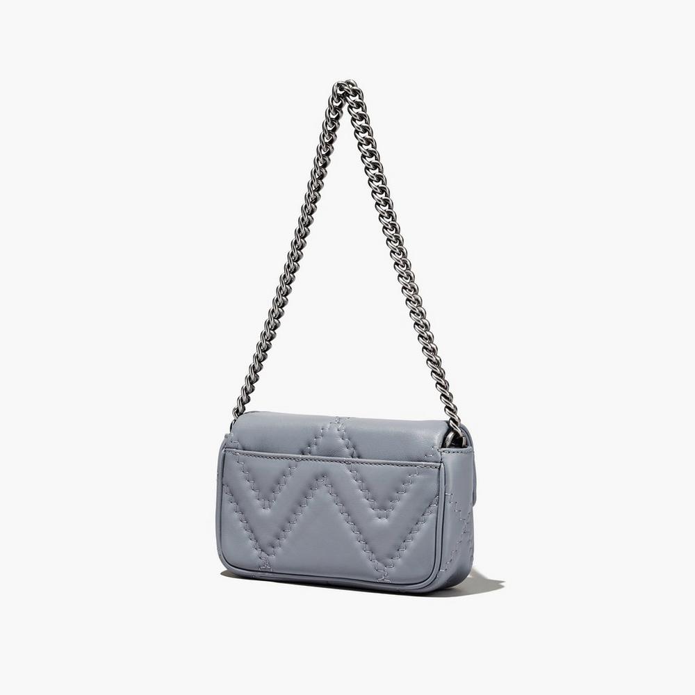 Bolsos Mini Marc Jacobs Acolchado Cuero J Marc Mujer Grises | 03168WKYA
