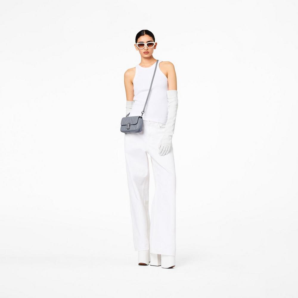 Bolsos Mini Marc Jacobs Acolchado Cuero J Marc Mujer Grises | 03168WKYA