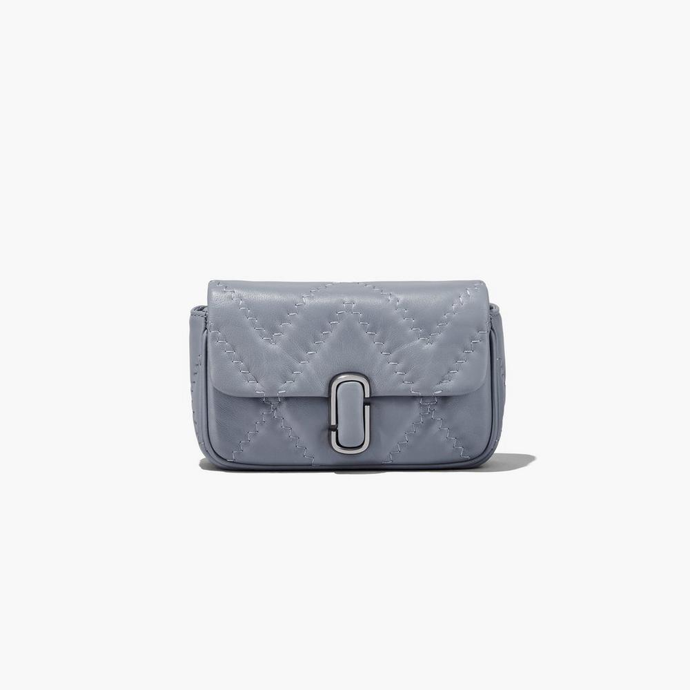 Bolsos Mini Marc Jacobs Acolchado Cuero J Marc Mujer Grises | 03168WKYA