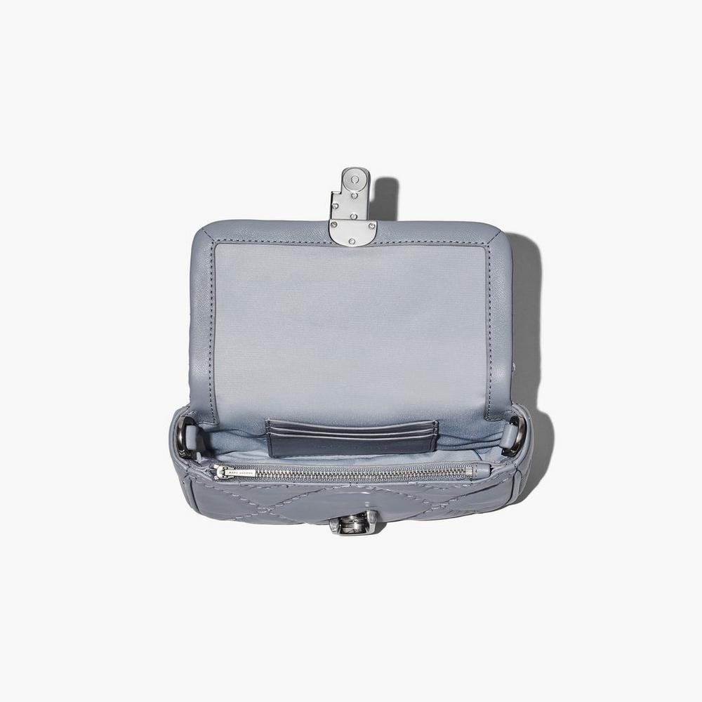 Bolsos Mini Marc Jacobs Acolchado Cuero J Marc Mujer Grises | 03168WKYA