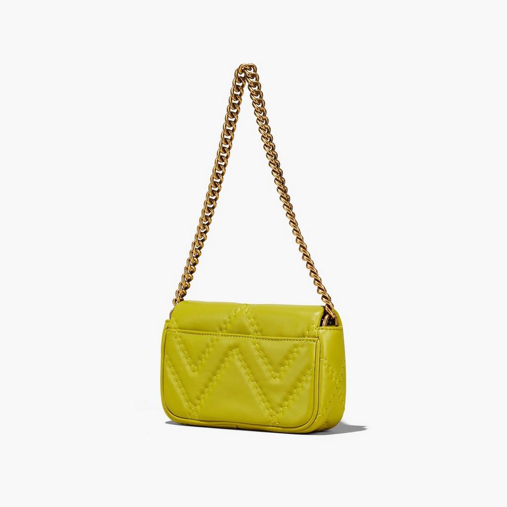 Bolsos Mini Marc Jacobs Acolchado Cuero J Marc Mujer Doderblue | 16583ZXVF