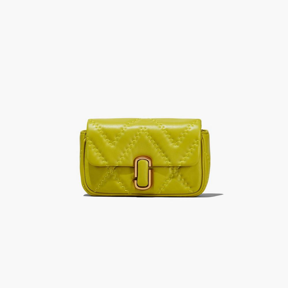 Bolsos Mini Marc Jacobs Acolchado Cuero J Marc Mujer Doderblue | 16583ZXVF