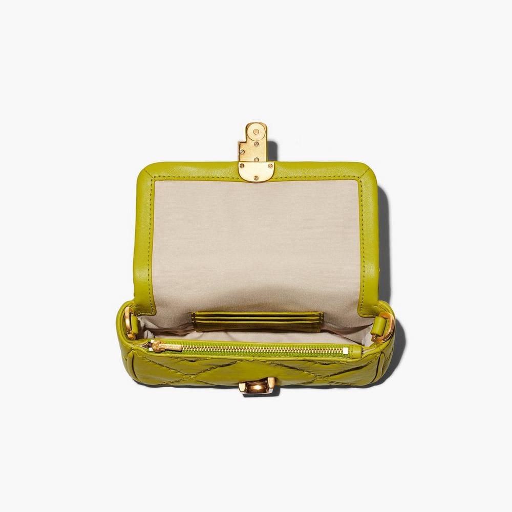 Bolsos Mini Marc Jacobs Acolchado Cuero J Marc Mujer Doderblue | 16583ZXVF