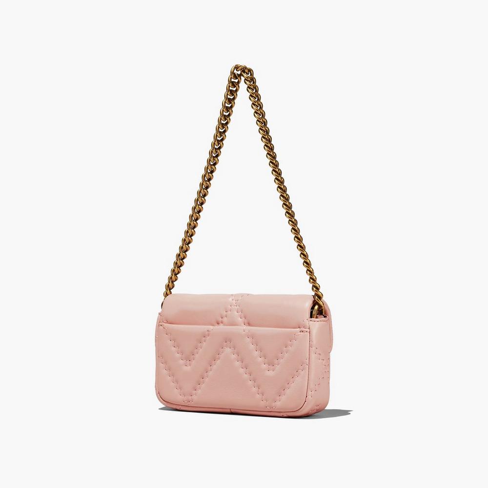 Bolsos Mini Marc Jacobs Acolchado Cuero J Marc Mujer Rosas | 49506BIPH