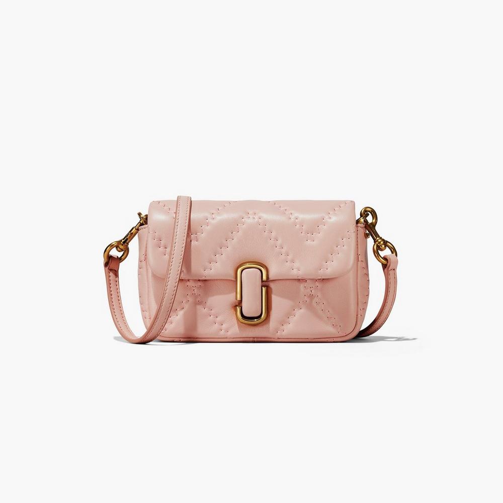 Bolsos Mini Marc Jacobs Acolchado Cuero J Marc Mujer Rosas | 49506BIPH