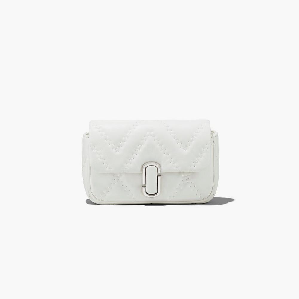 Bolsos Mini Marc Jacobs Acolchado Cuero J Marc Mujer Blancos | 84176XIFV
