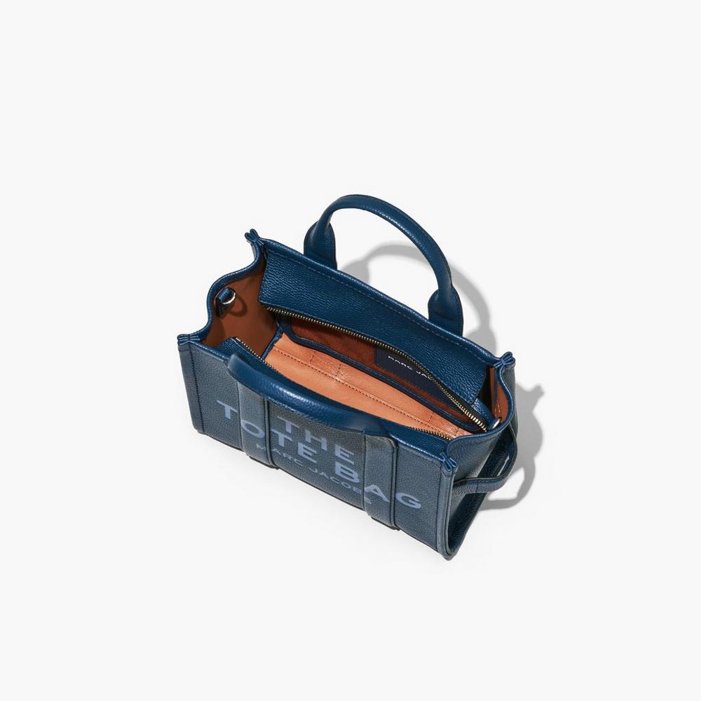 Bolsos Mini Marc Jacobs Cuero Mujer Azules | 34809UZIG