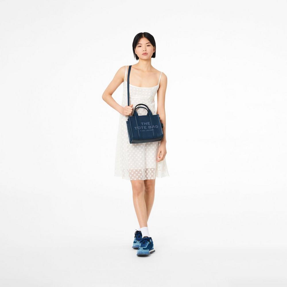 Bolsos Mini Marc Jacobs Cuero Mujer Azules | 34809UZIG
