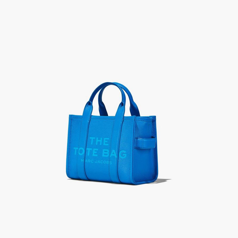 Bolsos Mini Marc Jacobs Cuero Mujer Azules | 35692NAIX