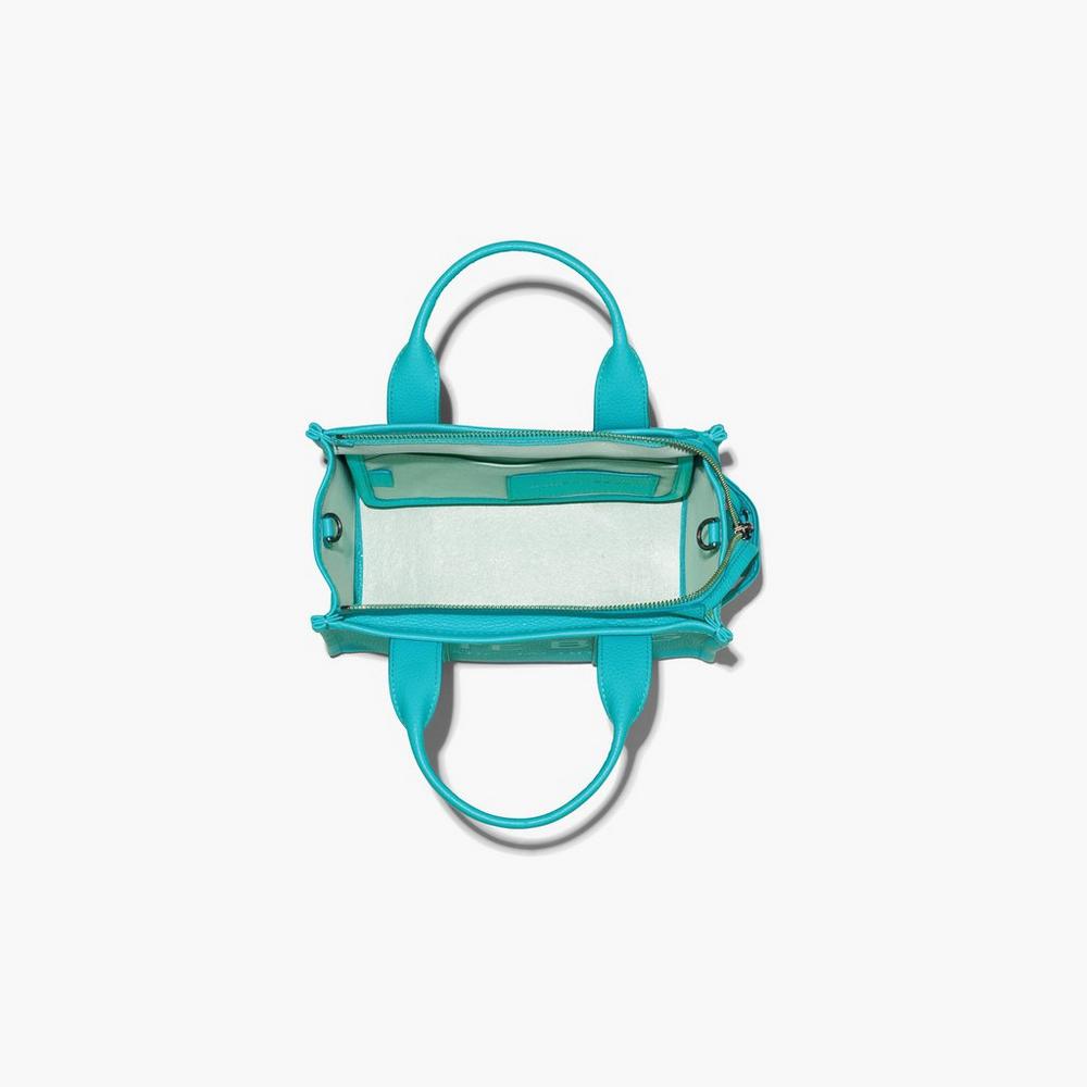 Bolsos Mini Marc Jacobs Cuero Mujer Darkturquoise | 30697LYDO