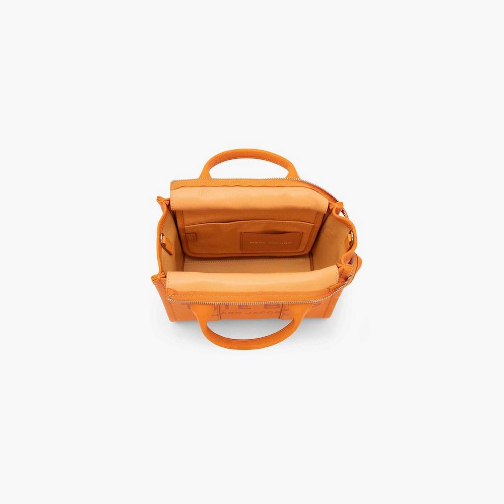 Bolsos Mini Marc Jacobs Cuero Mujer Darkorange | 96354AFKN