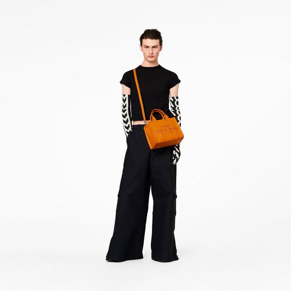 Bolsos Mini Marc Jacobs Cuero Mujer Darkorange | 96354AFKN