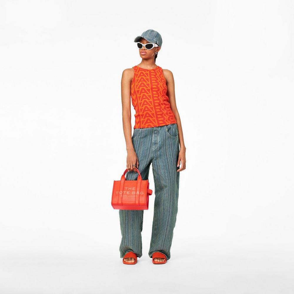 Bolsos Mini Marc Jacobs Cuero Mujer Naranjas | 06531KFAB