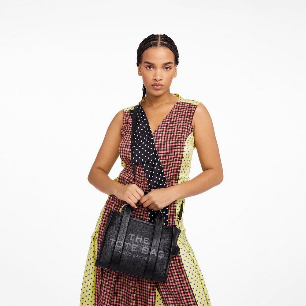 Bolsos Mini Marc Jacobs Cuero Mujer Negros | 35069DINK