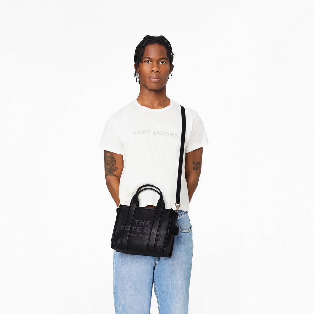 Bolsos Mini Marc Jacobs Cuero Mujer Negros | 35069DINK