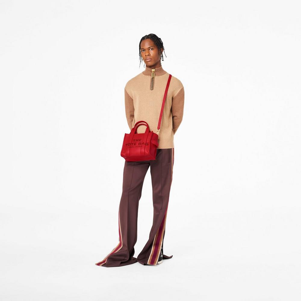 Bolsos Mini Marc Jacobs Cuero Mujer Rojos | 28460JSZD