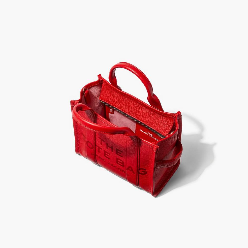 Bolsos Mini Marc Jacobs Cuero Mujer Rojos | 28460JSZD