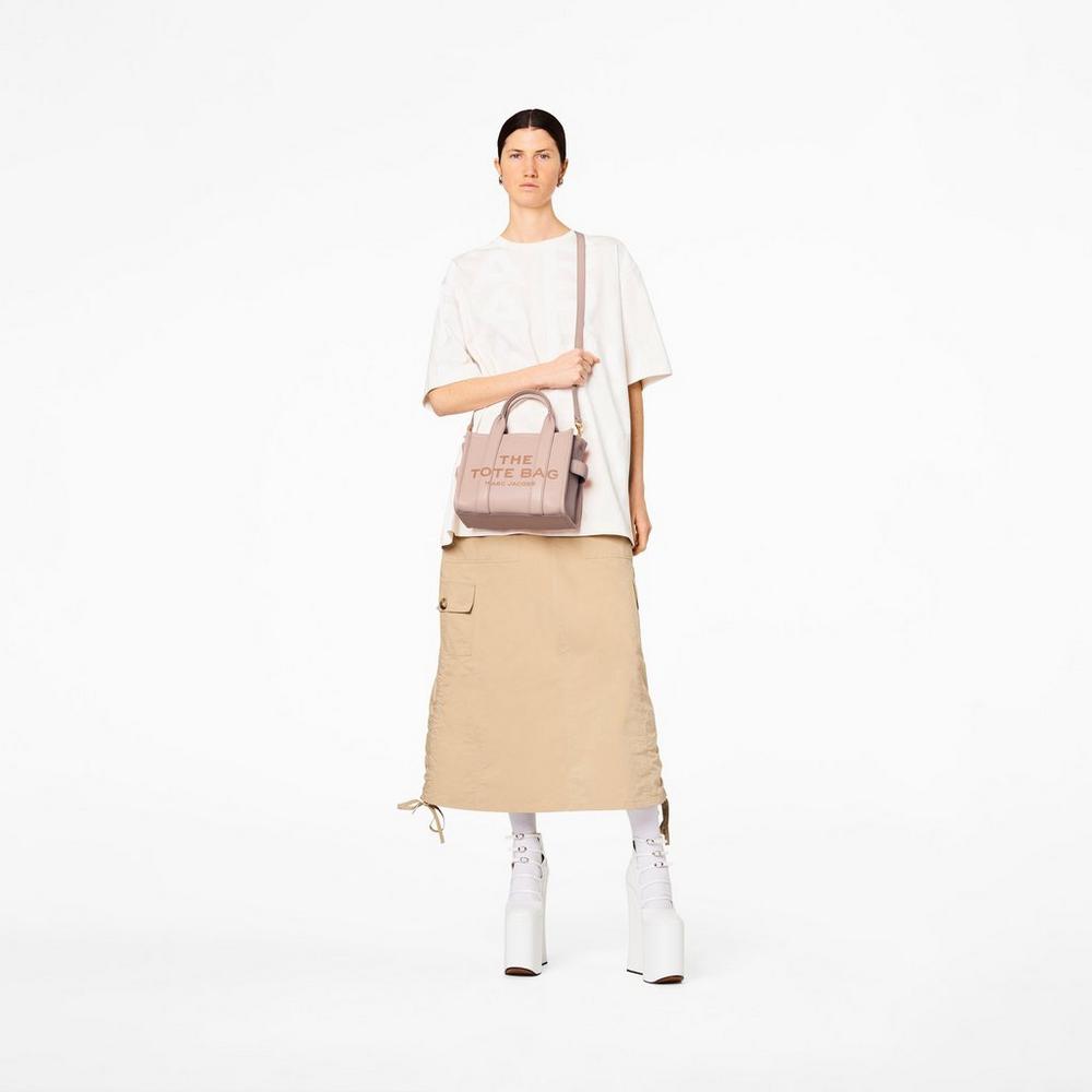 Bolsos Mini Marc Jacobs Cuero Mujer Rosas | 07156FPAC