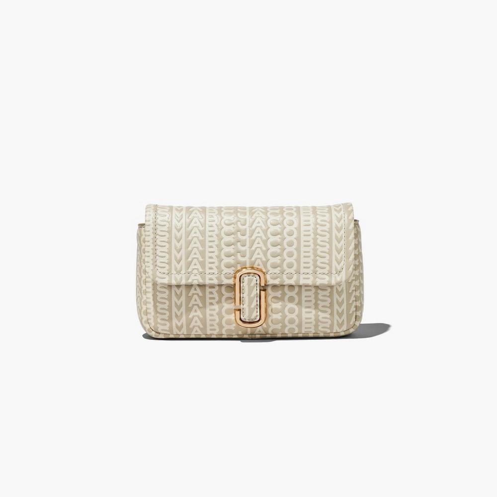 Bolsos Mini Marc Jacobs Monogram J Marc Mujer Kaki | 91803NOBL