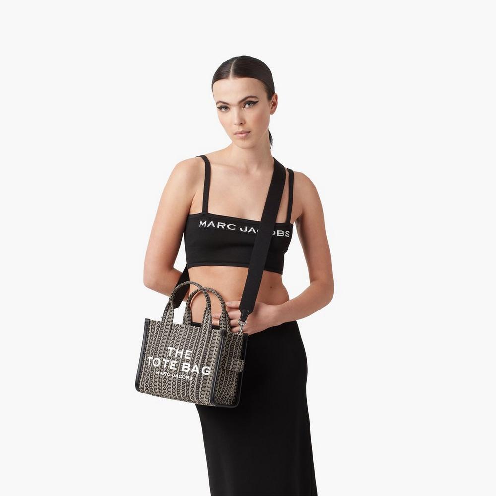 Bolsos Mini Marc Jacobs Monogram Mujer Beige Multicolor | 45297NIMJ