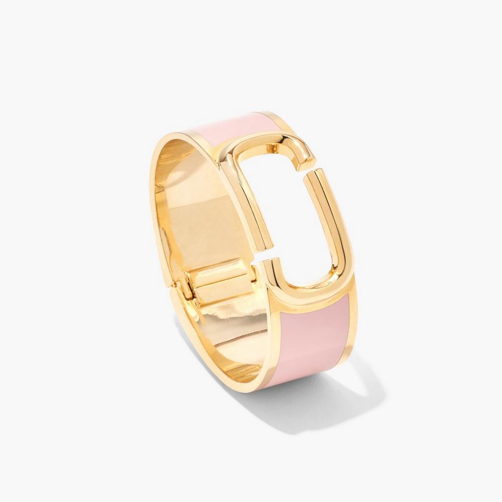 Brazaletes Marc Jacobs J Marc Large Hinge Mujer Rosas Dorados | 49038KAUG