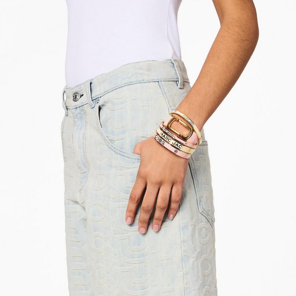 Brazaletes Marc Jacobs J Marc Large Hinge Mujer Rosas Dorados | 49038KAUG