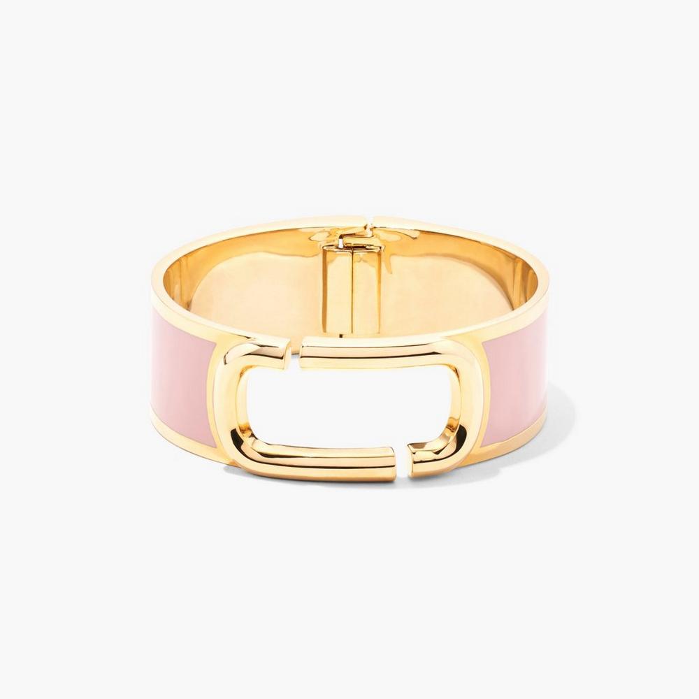 Brazaletes Marc Jacobs J Marc Large Hinge Mujer Rosas Dorados | 49038KAUG