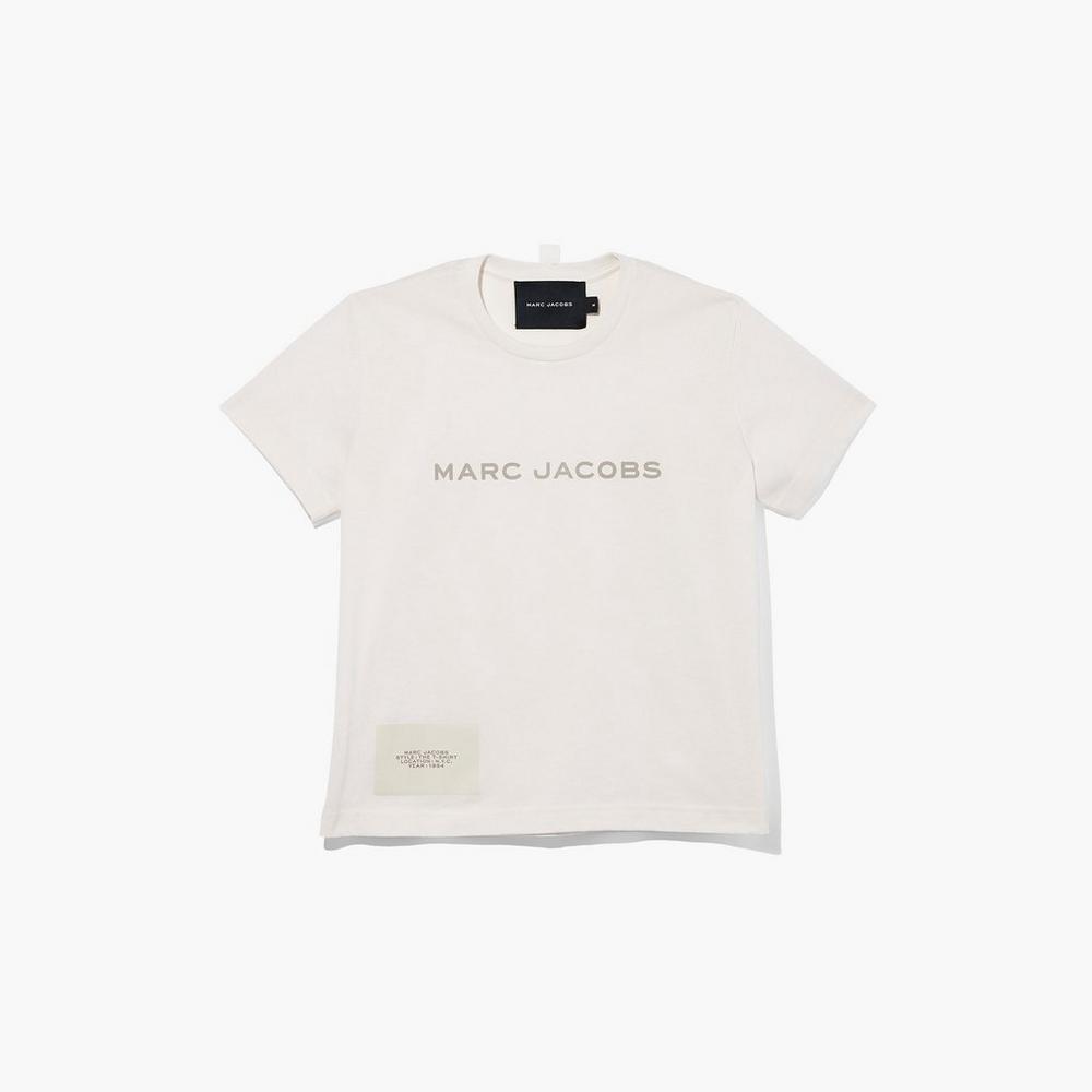 Camiseta Marc Jacobs T-Shirt Mujer Blancos | 48763BLWM