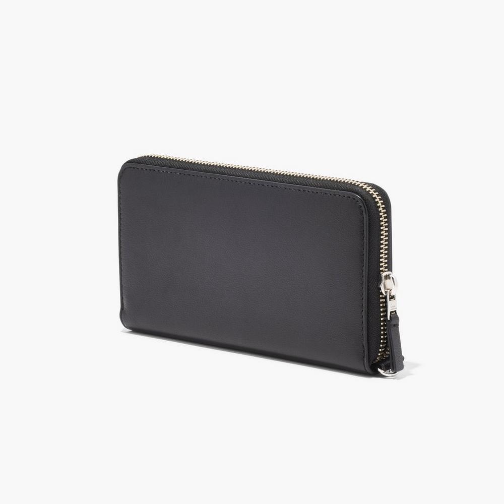 Carteras Grandes Marc Jacobs Slim 84 Continental Wristlet Mujer Negros | 95423UHBZ