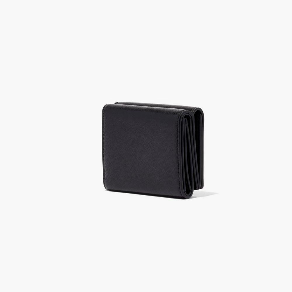 Carteras Grandes Marc Jacobs Slim 84 Medium Trifold Mujer Negros | 21537JTEA