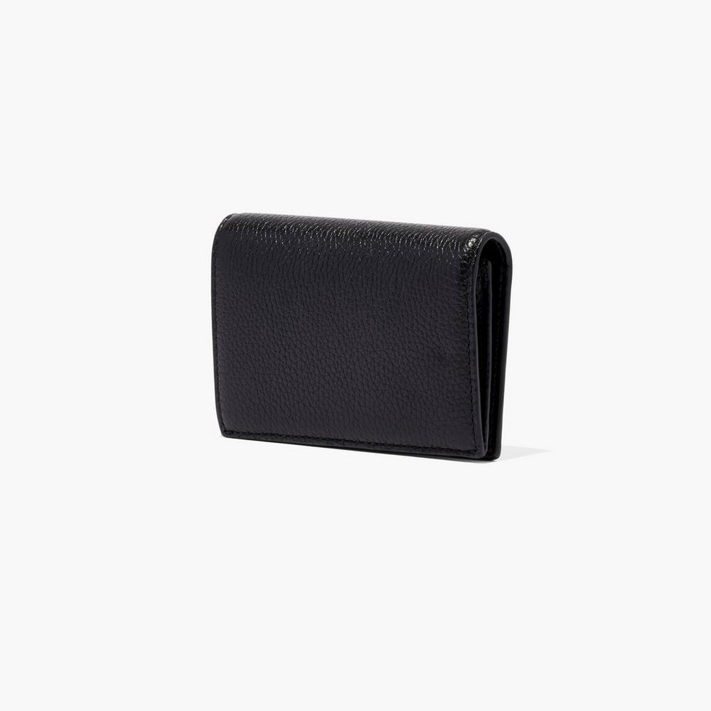 Carteras Pequeñas Marc Jacobs Cuero Bifold Mujer Negros | 43658ACSI