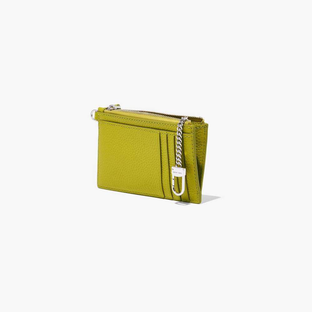 Carteras Pequeñas Marc Jacobs Cuero Top Zip Wristlet Mujer Doderblue | 06251OKXP