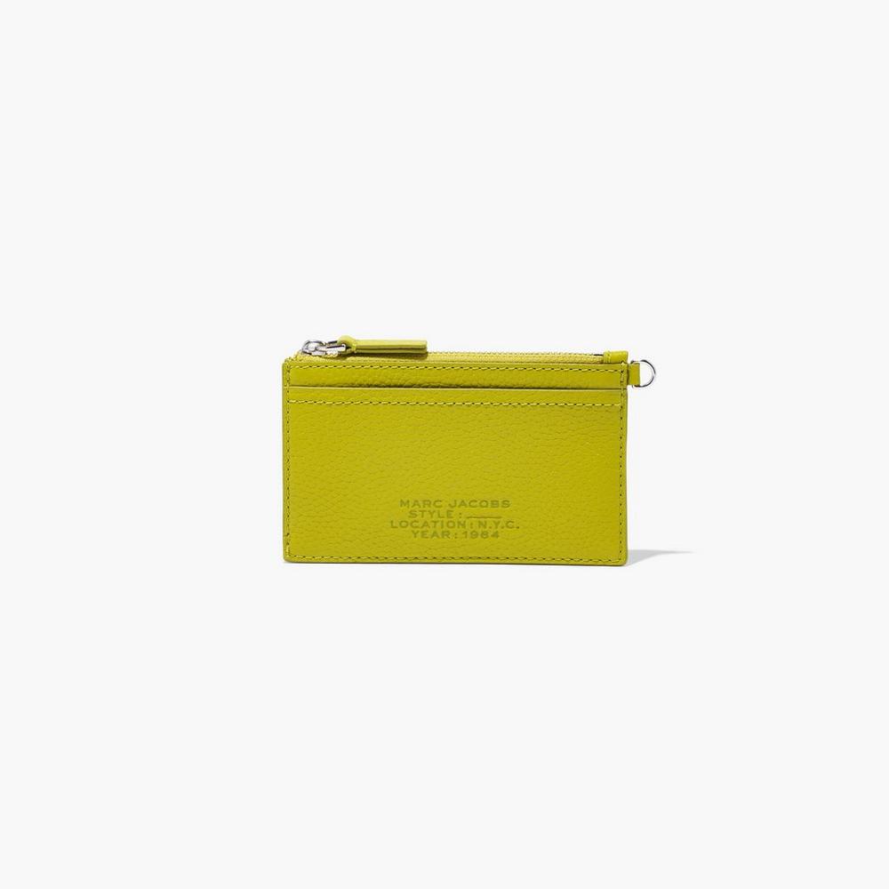 Carteras Pequeñas Marc Jacobs Cuero Top Zip Wristlet Mujer Doderblue | 06251OKXP