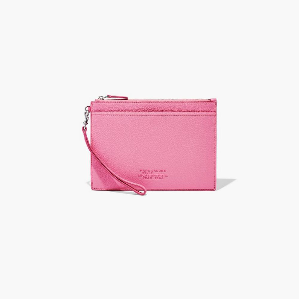 Carteras Pequeñas Marc Jacobs Cuero Wristlet Mujer Rosas | 39712VMGU