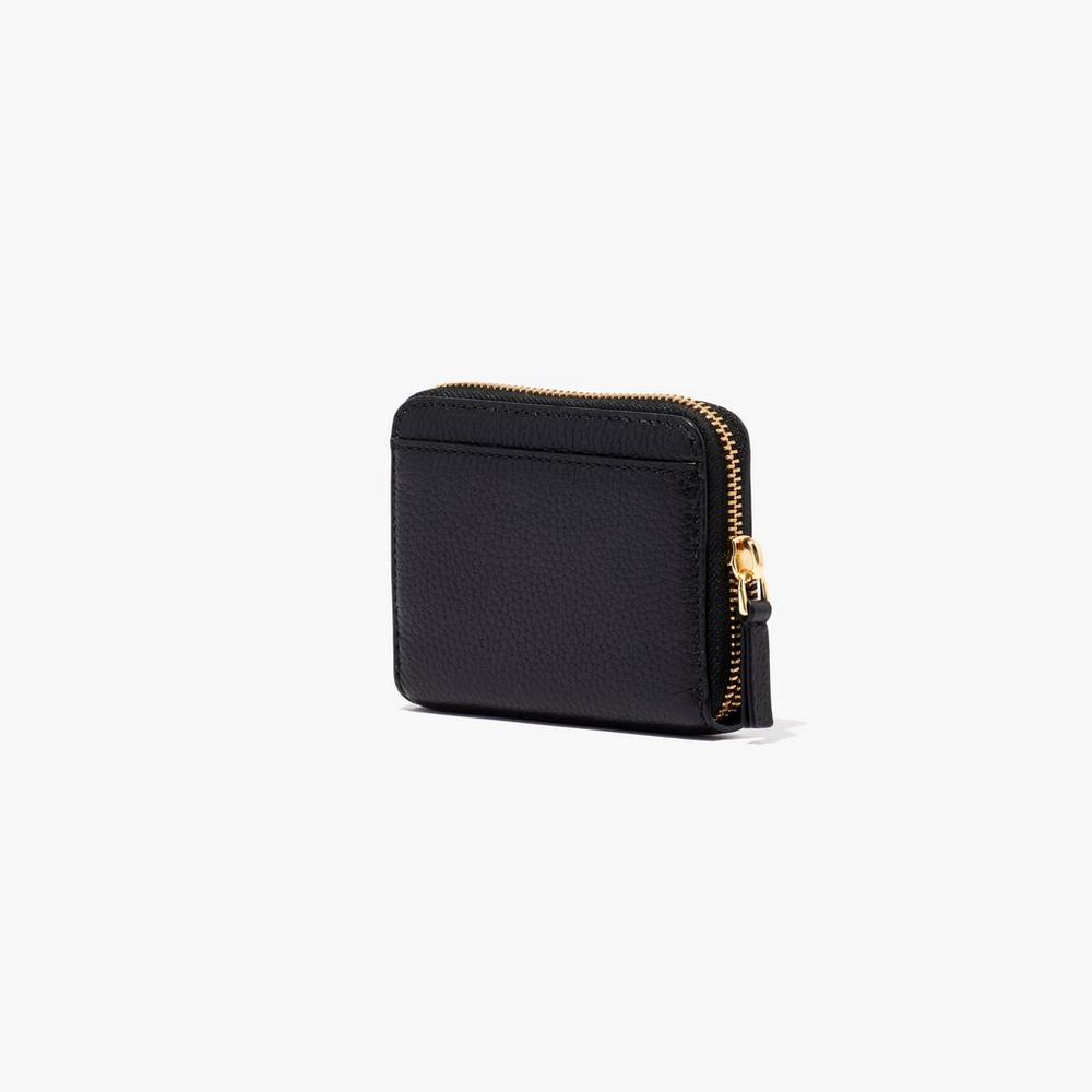Carteras Pequeñas Marc Jacobs Cuero Zip Around Mujer Negros | 60742NHFD