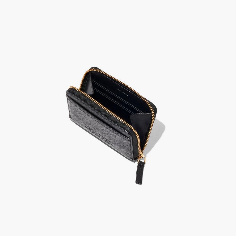 Carteras Pequeñas Marc Jacobs Cuero Zip Around Mujer Negros | 60742NHFD